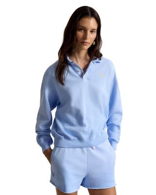 Lightweight Fleece Long Sleeve Polo