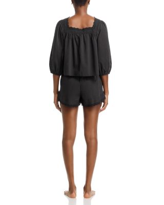 The Eyelet Button Sleep Top