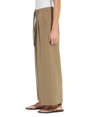 Mae Pleated Drawstring Wide Leg Pants