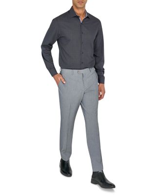 Slim Fit Dot Performance Dress Shirt