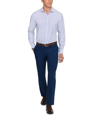 Slim Fit Interlocked Geo Performance Dress Shirt