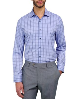 Slim Fit Dobby Check Performance Dress Shirt