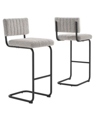 Parity Boucle Bar Stools, Set of 2