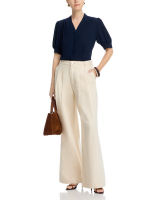 Short Sleeve V-Neck Top