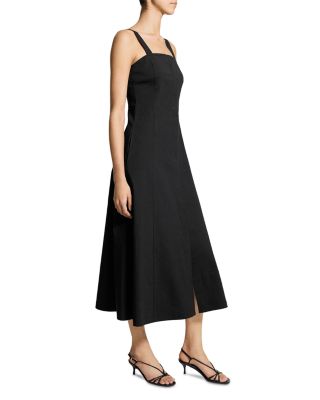 Square Neck Midi Dress
