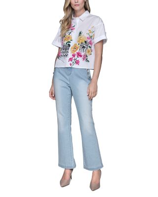 Floral Paris Poplin Shirt