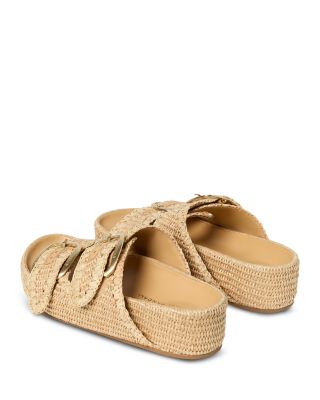 Women's Raffia Platform Sandals