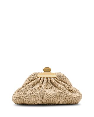 The Summer Glam Small Woven Clutch