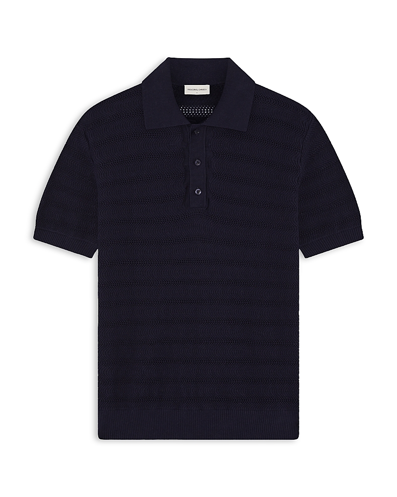 Frescobol Carioca VidalCotton Button Up Short Sleeve Polo