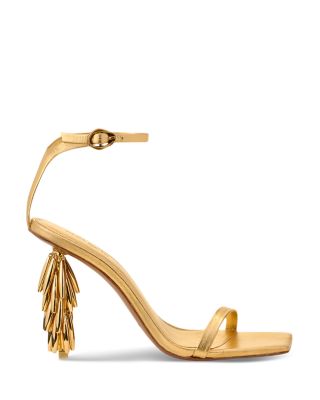 Women's Sunella Bead Embellished Leather High Heel Sandals