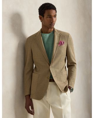 Polo Soft Tailored Fit Knit Linen Jacket