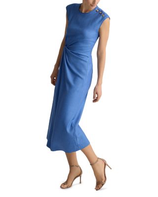 Silk & Wool Suiting Dress