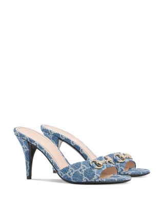 Women's Slide Sandals with Horsebit