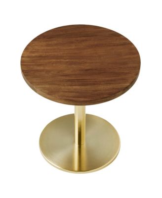 Viva Round Acacia Wood Side Table