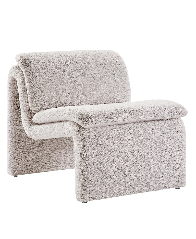 Modway Dune Boucle Upholstered Armless Accent Chair