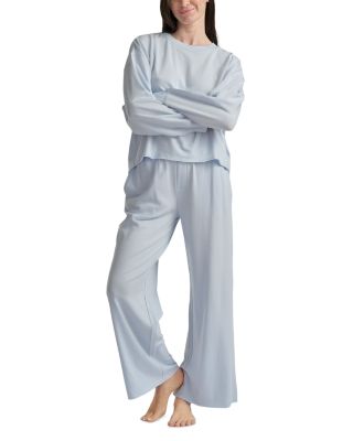 Sweatshirt & Wide Leg Pants Set