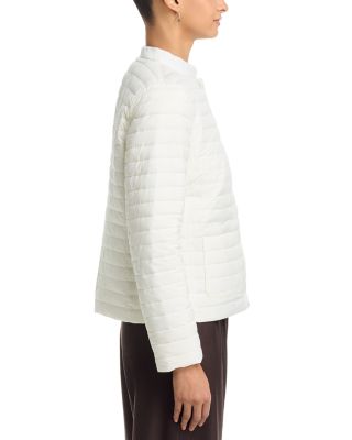 Matte to Shiny Reversible Puffer Coat