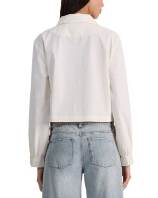 James Cropped Funnel Neck Jacket