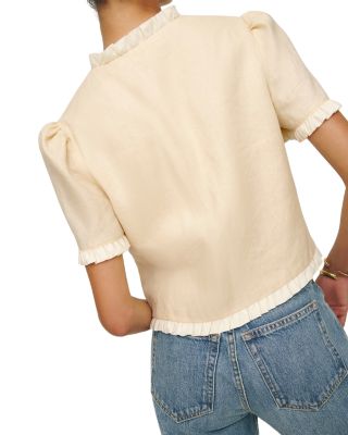 Bess Linen Top