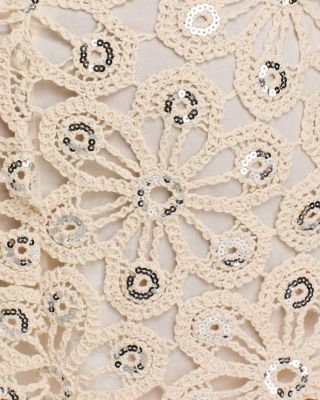 Mirror Crochet Mini Dress - Exclusive