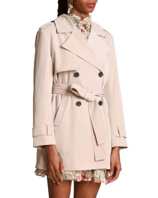 Drapey Mid Length Trench Jacket
