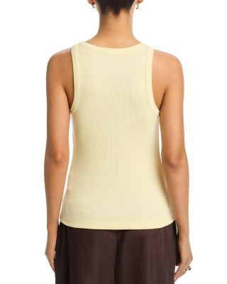 Ribbed Scoop Neck Tank