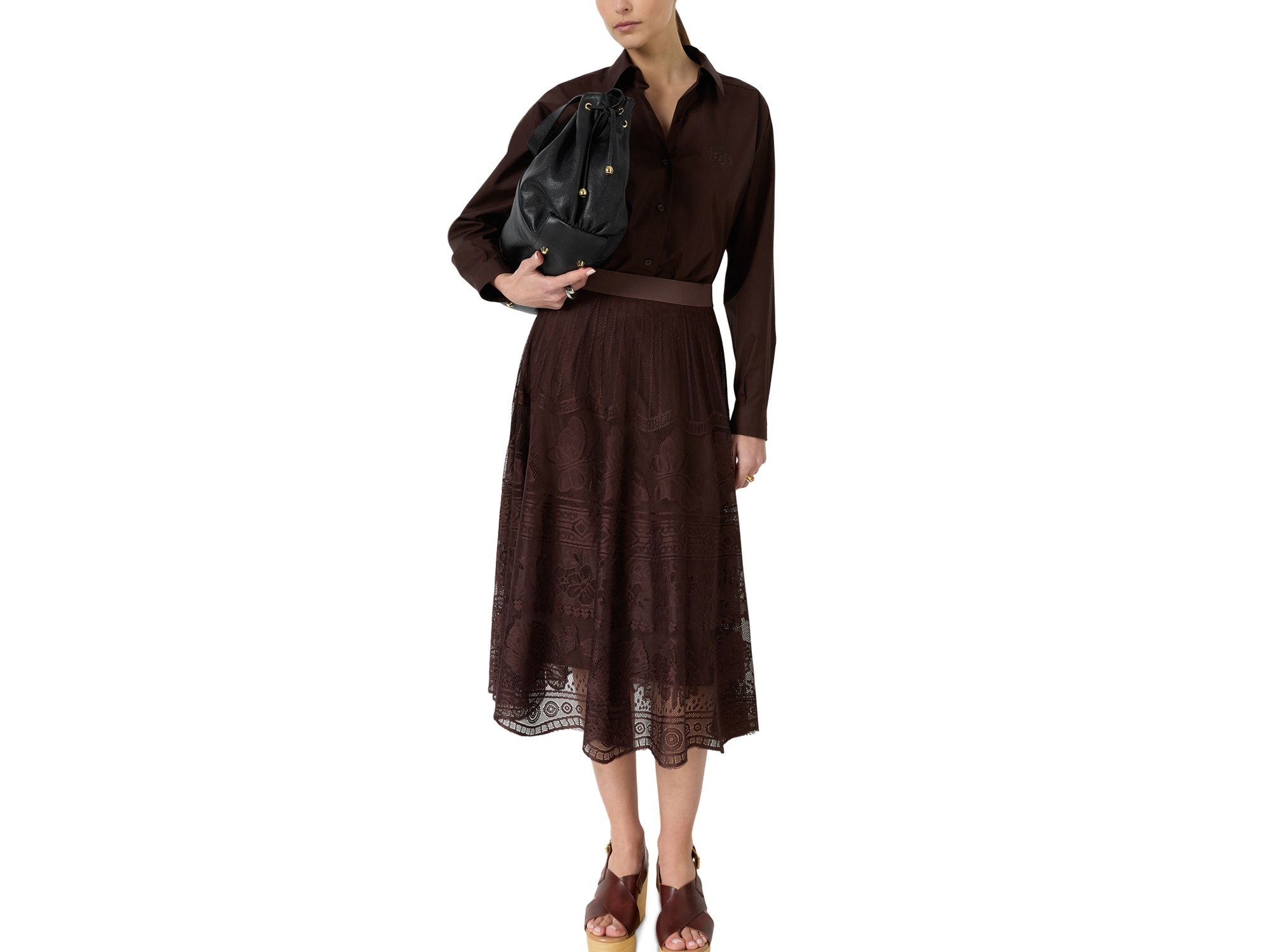 Jany Lace Midi Skirt — Image 4