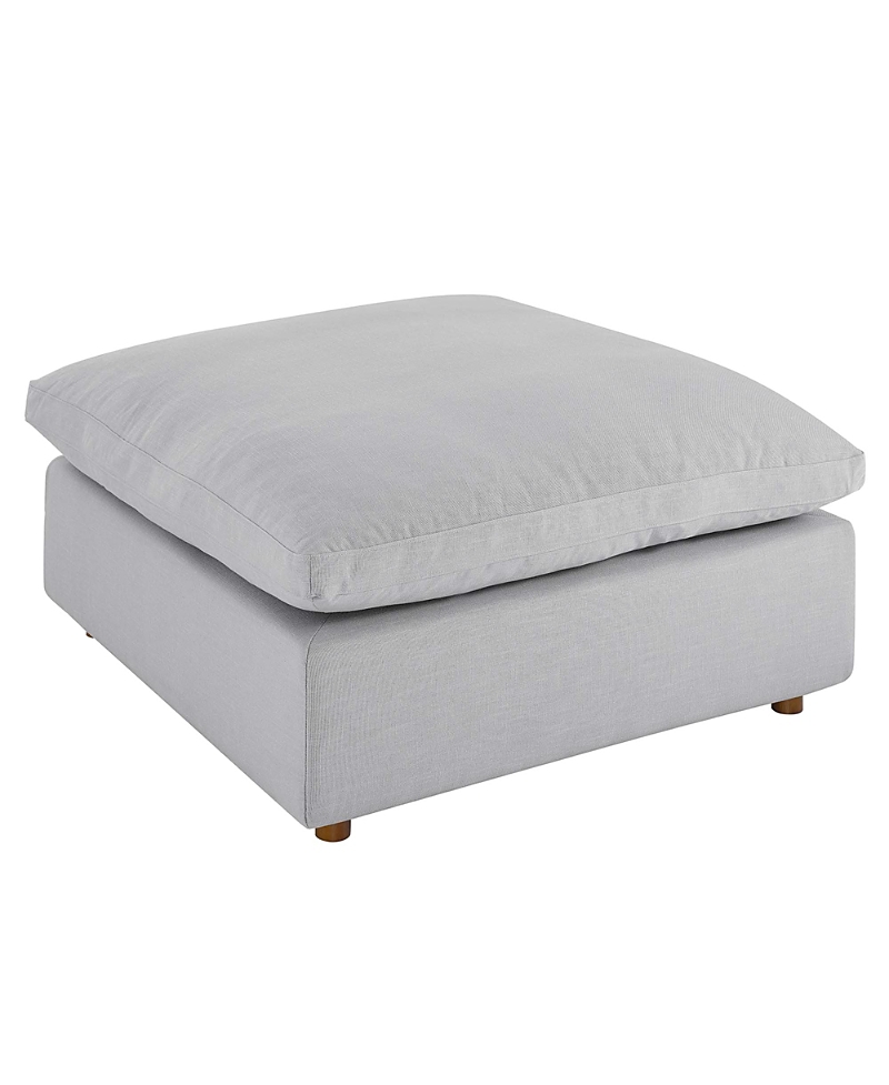 Modway Commix Down Filled Overstuffed Ottoman In Gray