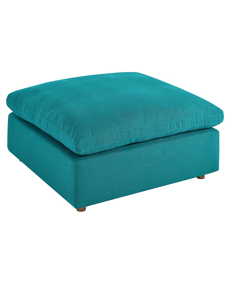 Modway Commix Down Filled Overstuffed Ottoman In Blue