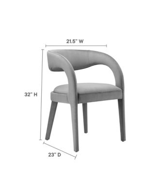 Pinnacle Performance Velvet Dining Chair, Set of 2