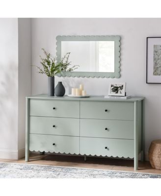 Emmeline Scalloped 6-Drawer Dresser