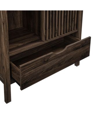 Vaughn 71" Arched Storage Display Cabinet