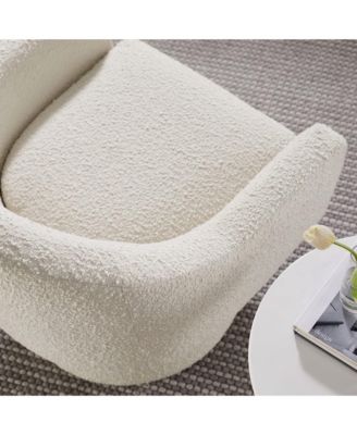 Astral Boucle Fabric Swivel Chair