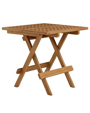 Vienna Outdoor Patio Teak Wood Side Table
