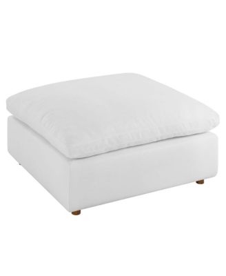 Modway Commix Down Filled Overstuffed Ottoman In White
