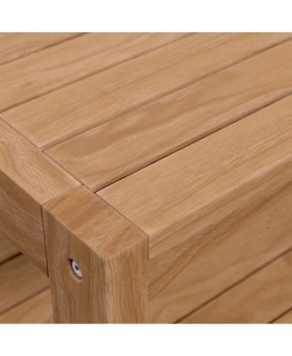 Carlsbad Teak Wood Outdoor Patio Coffee Table