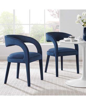 Pinnacle Performance Velvet Dining Chair, Set of 2