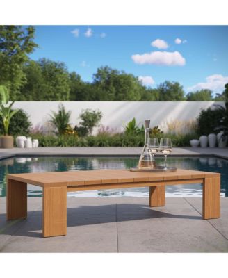 Tahoe Outdoor Patio Acacia Wood Coffee Table