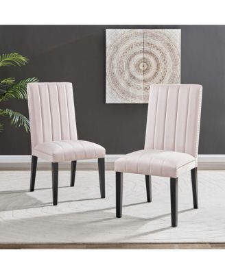 Catalyst Performance Velvet Dining Side Chairs, Set of 2