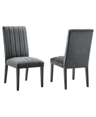 Catalyst Performance Velvet Dining Side Chairs, Set of 2