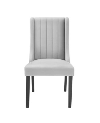 Renew Parsons Performance Velvet Dining Side Chairs, Set of 2