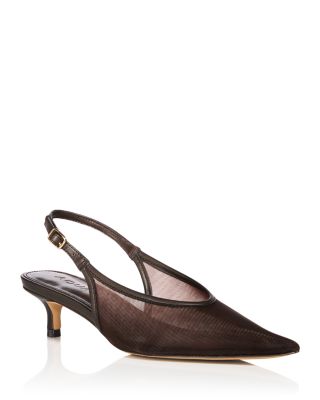 Aqua Women's — Aqua Women's Kitie Mesh Slingback Pumps - Exclusive
