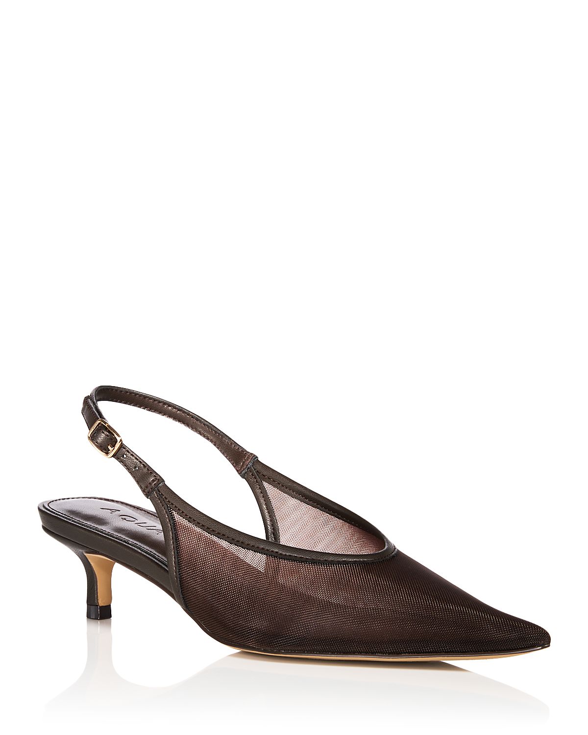 Aqua Women's Kitie Mesh Slingback Pumps - Exclusive