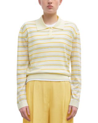 James Stripe Wool Polo