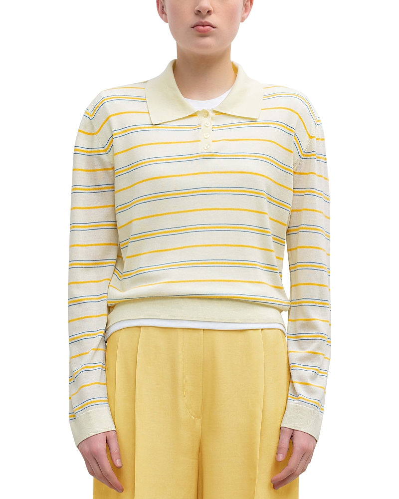 Leset James Stripe Wool Polo