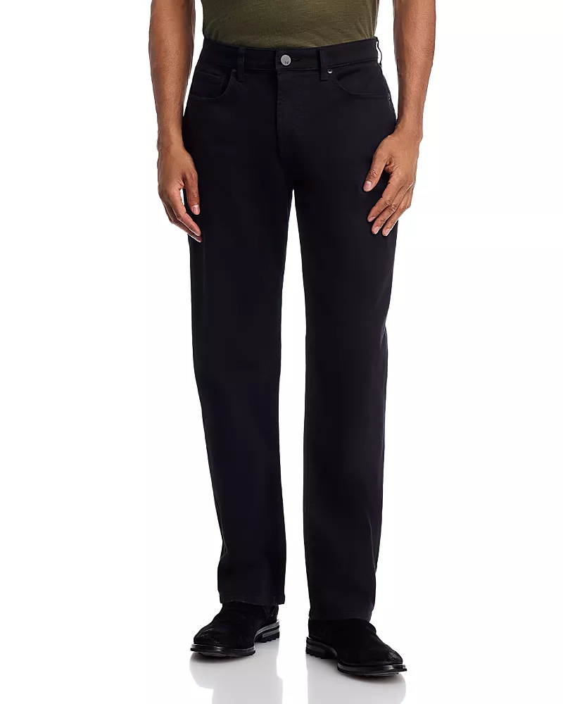 MONFRERE Caine Straight Fit Jeans in Noir