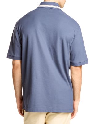 Stripe Collar Polo Shirt