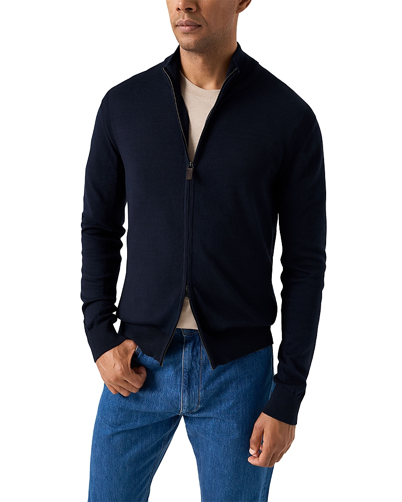Eton Full Zip Knit Cardigan