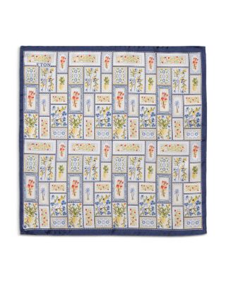 Patchwork Panama Silk Pocket Square