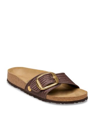 Women's Madrid Big Buckle Raffia Sandals - Exclusive
